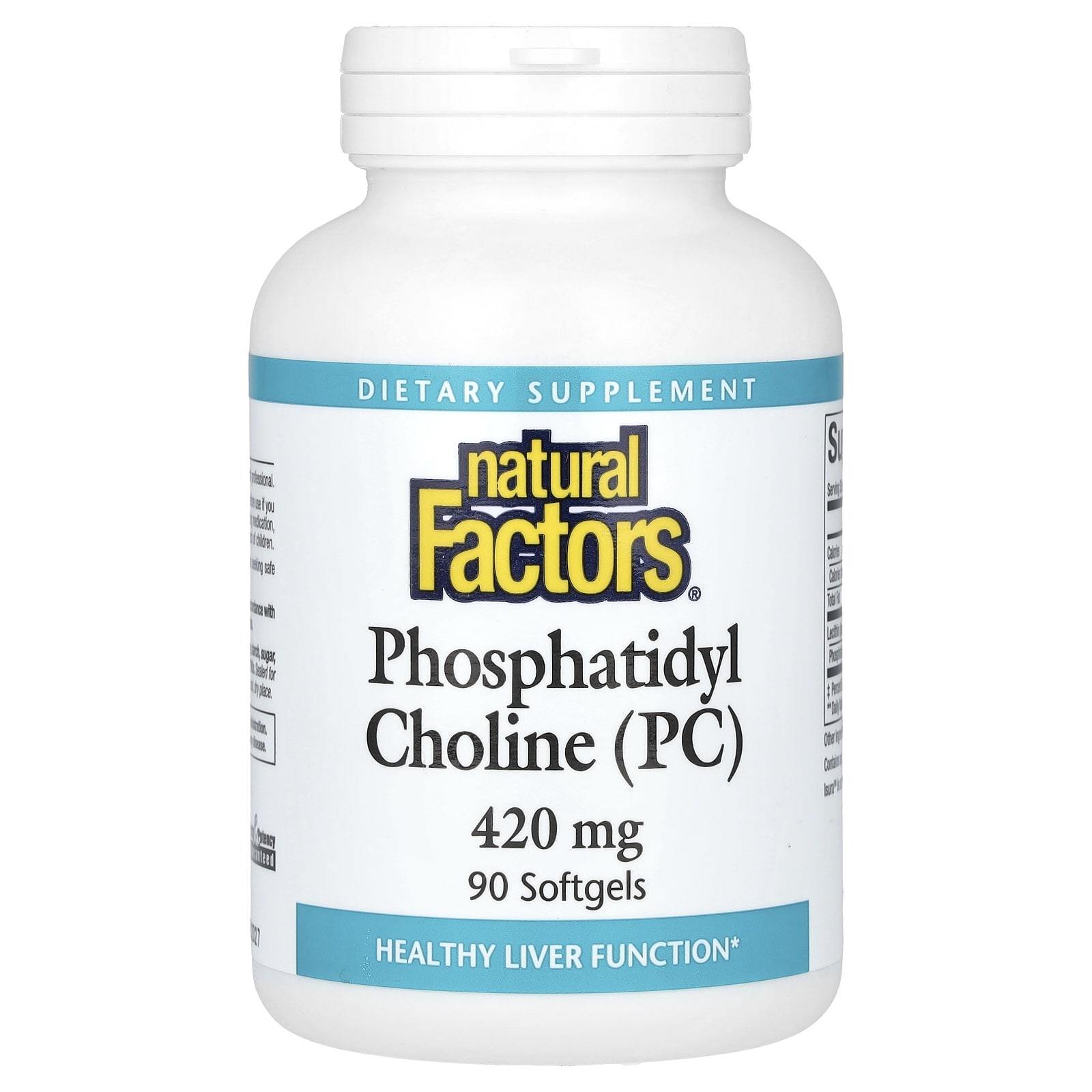 Natural Factors Phosphatidyl Choline (PC) 420 mg 90 Softgels