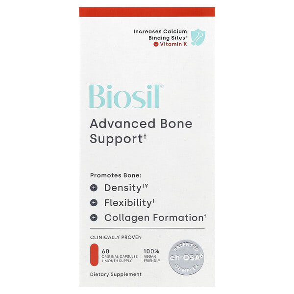 Biosil, Advanced Bone Support, 60 Original Capsules