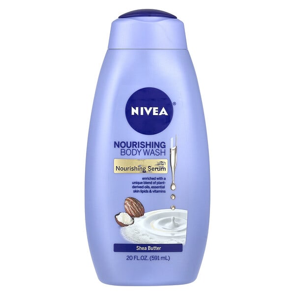 Nivea, Nourishing Body Wash, Shea Butter, 20 fl oz (591 ml)