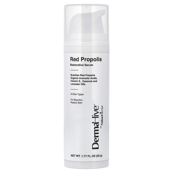 NaturaNectar, DermaHive™, Red Propolis Restorative Serum, All Skin Types, 1.77 fl oz (50 g)