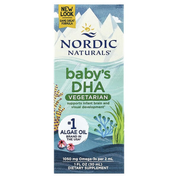 Nordic Naturals, Baby's DHA Vegetarian, 1 fl oz (30 ml)