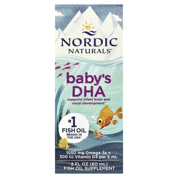 Nordic Naturals, Нярайн DHA, 2 fl oz (60 ml)