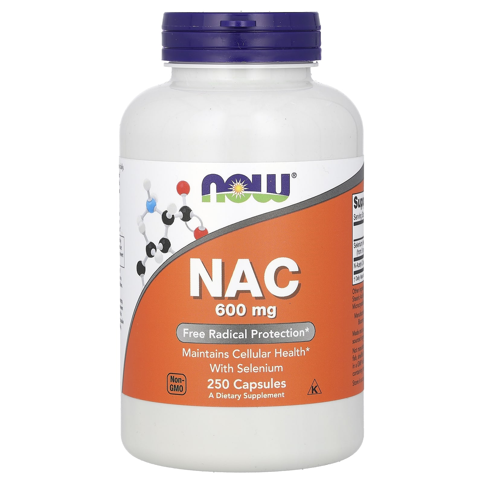 NAC 600 mg 250 Capsules