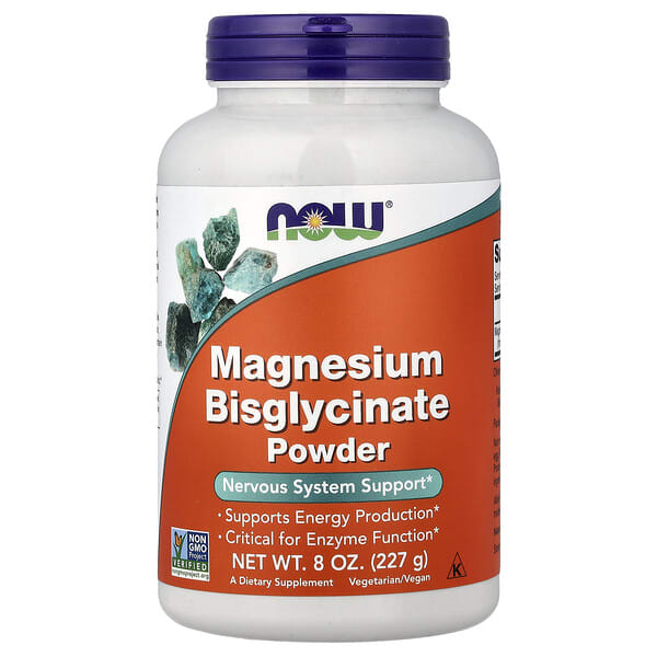 NOW Foods, Магни Bisglycinate нунтаг, 8 oz (227 g)
