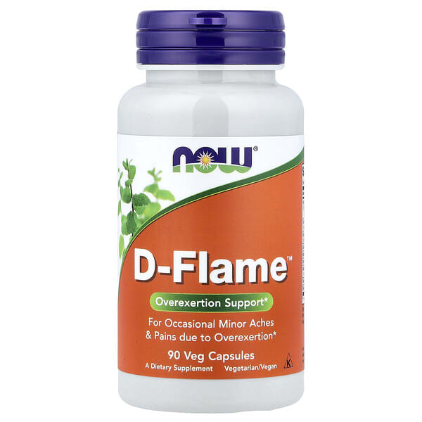 NOW Foods, D-Flame™, 90 ширхэг капсул