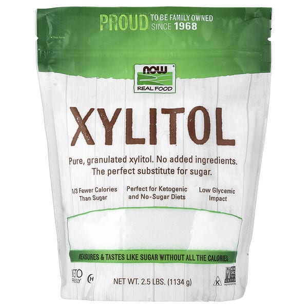 NOW Foods, Real Food, Xylitol, 2.5 lbs (1134 g)