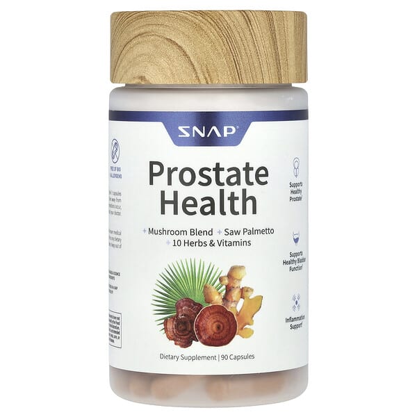 Snap Supplements, Prostate Health, 90 капсул