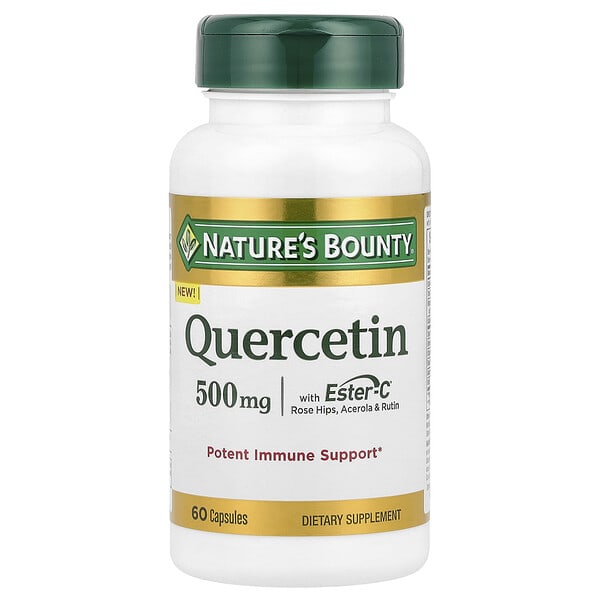 Nature's Bounty, Quercetin With Ester-C®, 60 капсул