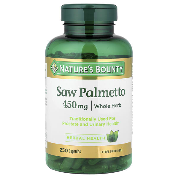 Nature's Bounty, со пальметто, 450 мг, 250 капсул