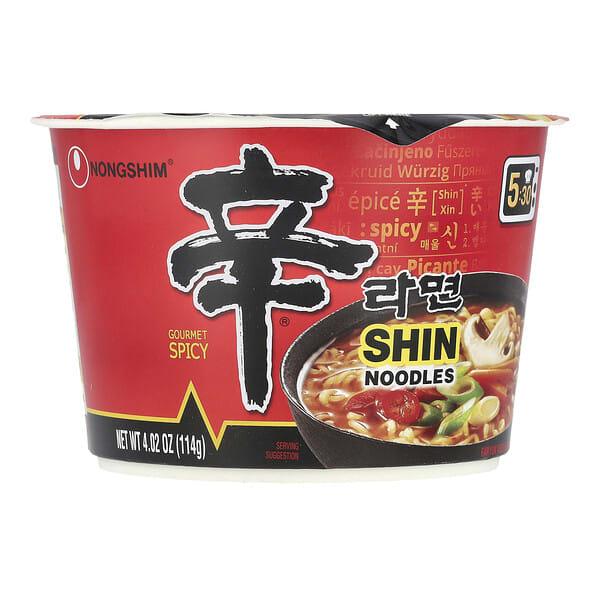 Nongshim, Shin Noodles, Gourmet Spicy, 4.02 oz (114 g) (Discontinued Item)