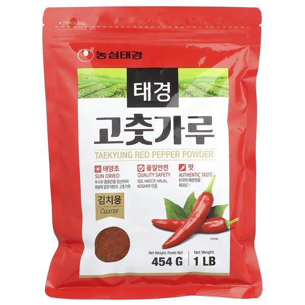 Nongshim, Taekyung Red Pepper Powder, Coarse, 454 g (Discontinued Item)