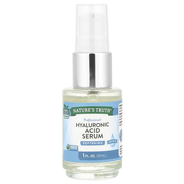 Nature's Truth, Гиалуроны хүчил сыворотка, үнэргүй, 1 fl oz (30 ml) (Discontinued Item)