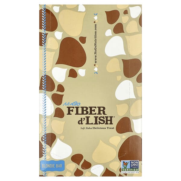 NuGo Nutrition, Fiber d'Lish®, Blondie Bar, 16 Bars, 1.6 oz (45 g) Each