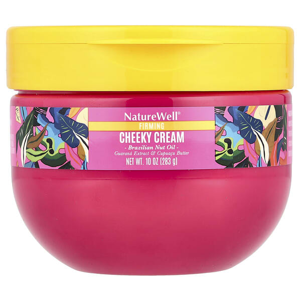 Naturewell, Cheeky Cream, Brazilian Nut Oil, 10 oz (283 g)