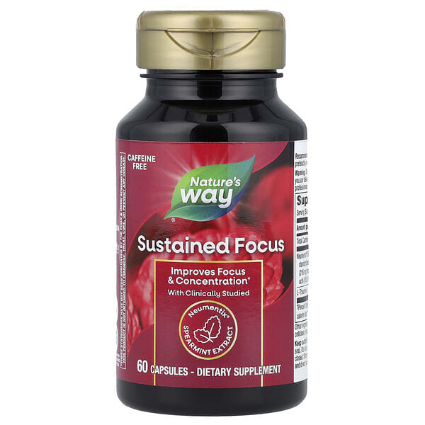 Nature's Way, Sustained Focus, 60 капсул