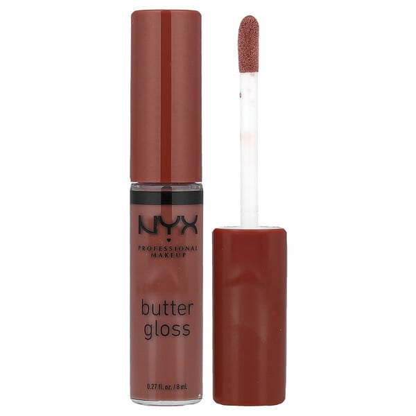 NYX Professional Makeup, Butter Gloss, Lip Gloss, 47 Spiked Toffee, 0.27 fl oz (8 ml)