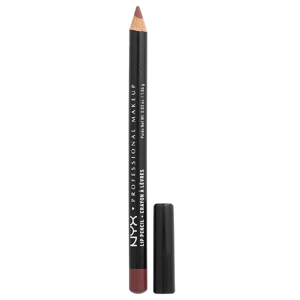 NYX Professional Makeup, Slim Lip Pencil, 809 Mahogany, 0.03 oz (1.04 g)