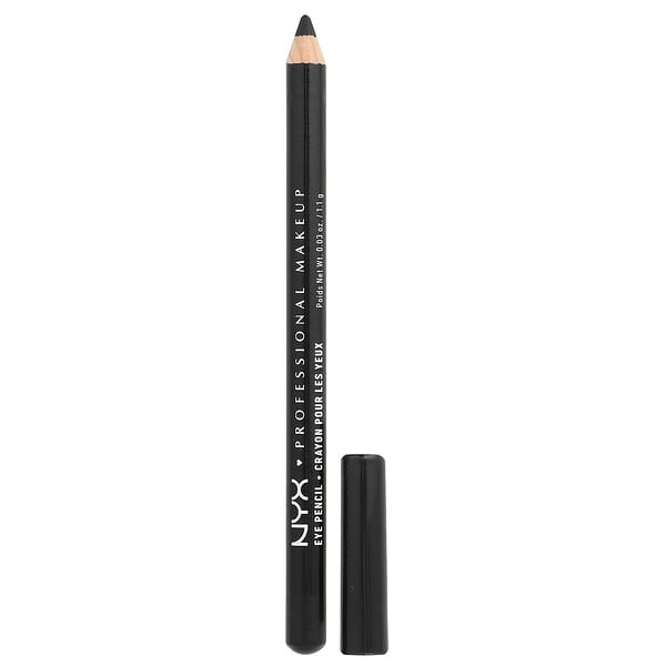 NYX Professional Makeup, Slim Eye Pencil, 901 Black, 0.03 oz (1.1 g)