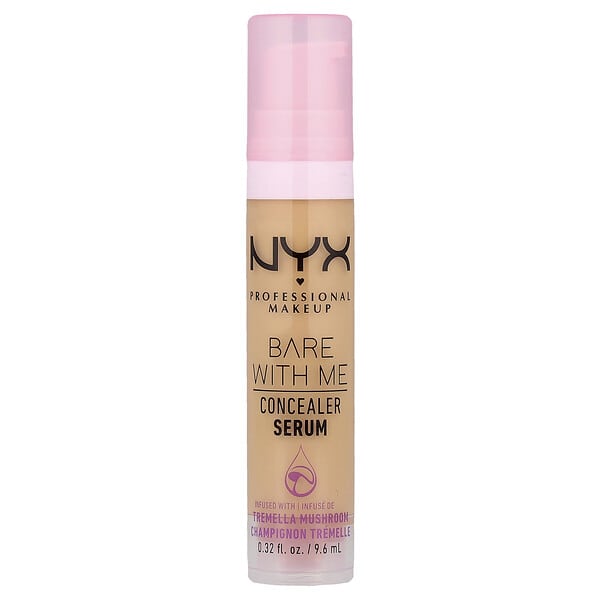 NYX Professional Makeup, Bare with Me, Concealer Serum, 05 Golden, 0.32 fl oz (9.6 ml)