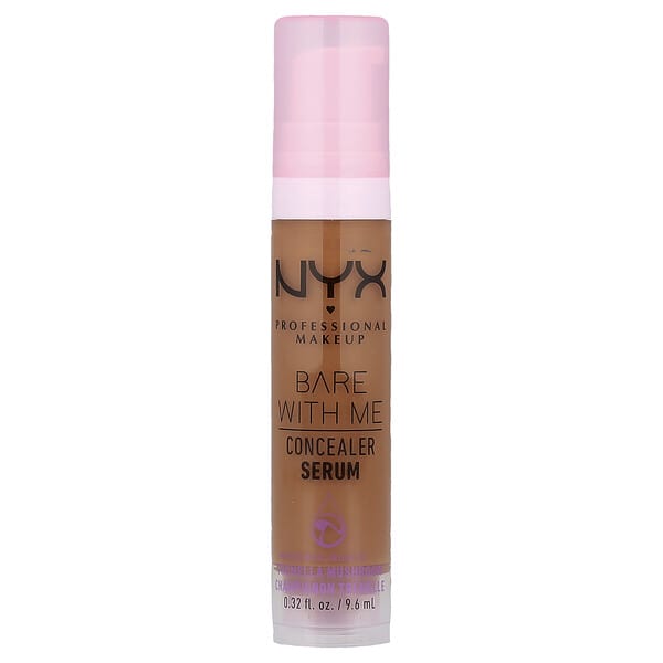 NYX Professional Makeup, Bare with Me, Concealer Serum, 09 Deep Golden, 0.32 fl oz (9.6 ml)