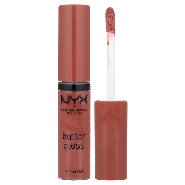 NYX Professional Makeup, Butter Gloss, Lip Gloss, 35 Bit Of Honey, 0.27 fl oz (8 ml) (Discontinued Item)