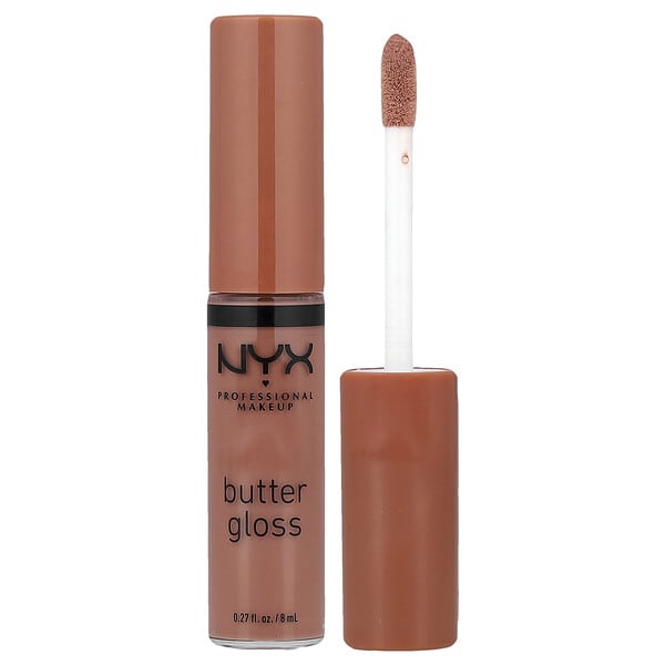 NYX Professional Makeup, Butter Gloss, Lip Gloss, 14 Madeleine, 0.27 fl oz (8 ml)