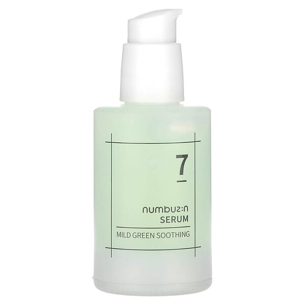 Numbuzin, No.7 Mild Green Soothing Serum, 1.69 oz (50 ml)