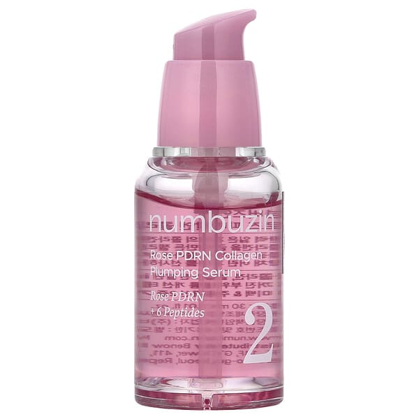 Numbuzin, No.2 Rose PDRN Collagen Plumping Serum, 1.01 fl oz (30 ml)