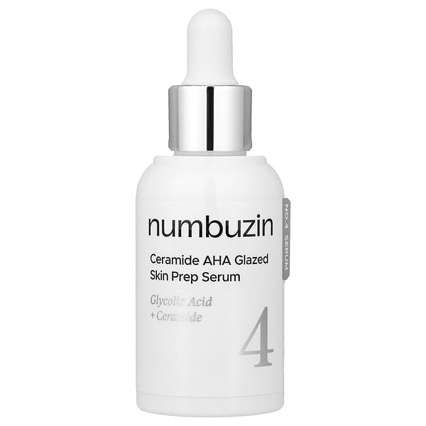 Numbuzin, No.4 Ceramide AHA Glazed Skin Prep Serum, 1.01 fl oz (30 ml)