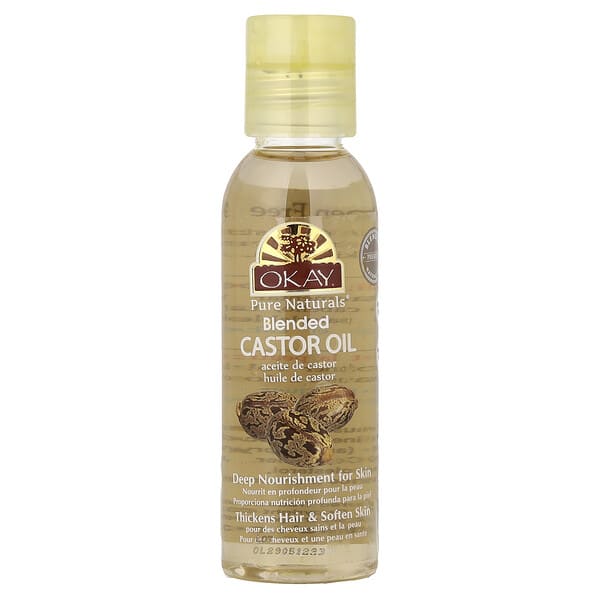 Okay Pure Naturals, Blended Castor Oil, 2 fl oz (59 ml)