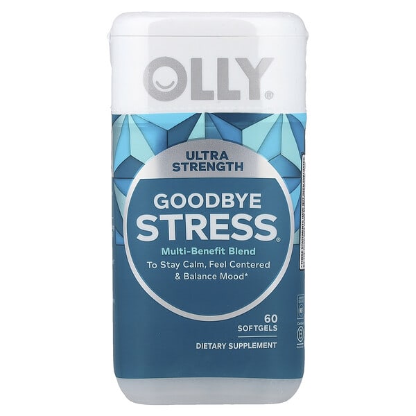 OLLY, Goodbye Stress®, 60 зөөлөн капсул