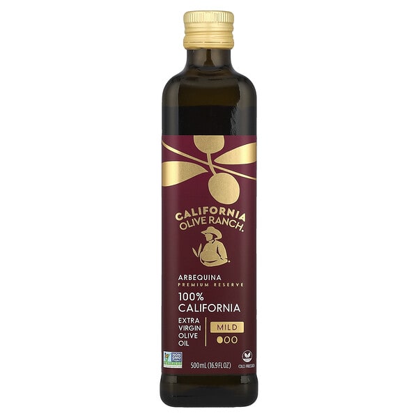 California Olive Ranch, 100% California, extra virgin Olive Oil, Arbequina, 16.9 fl oz (500 ml)