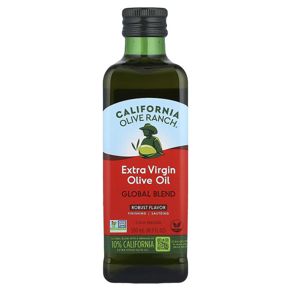 California Olive Ranch, extra virgin Olive Oil, Global Blend, Robust, 16.9 fl oz (500 ml)