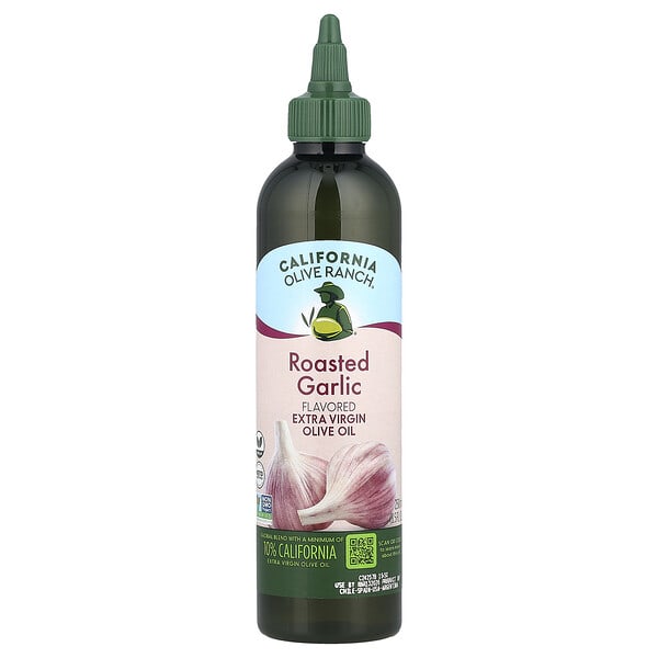 California Olive Ranch, extra virgin Olive Oil, Roasted Garlic, 8.5 fl oz (250 ml)