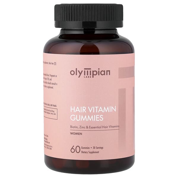 Olympian Labs, Эмэгтэйчүүдийн, Hair Vitamin Gummies, 60 чихэр