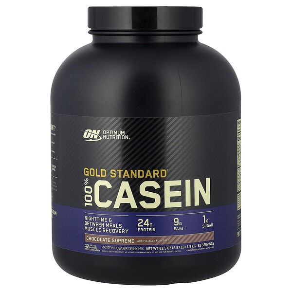 Optimum Nutrition, Gold Standard® 100% Casein, Chocolate Supreme, 3.97 lb (1.8 kg)