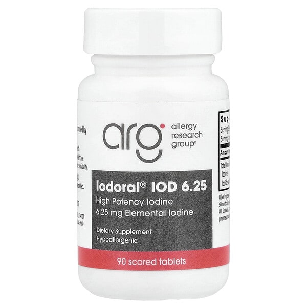 Optimox, Iodoral® IOD 6.25, 90 Scored Tablets