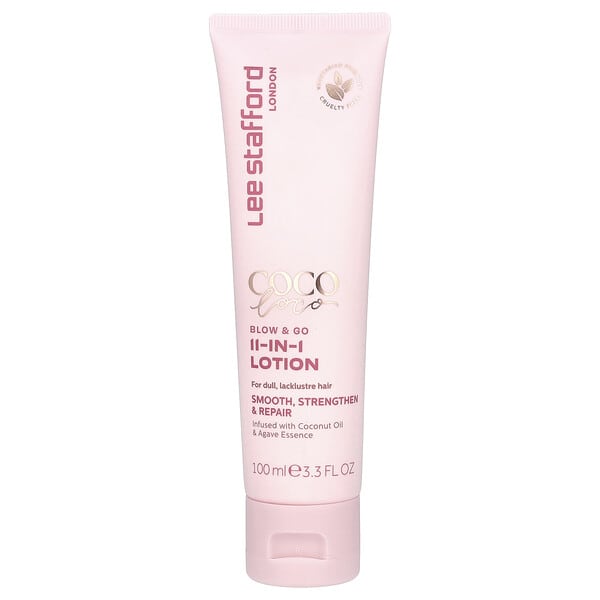 Lee Stafford, Coco Loco, Blow & Go, 11-In-1-Lotion, 3.3 fl oz (100 ml) (Discontinued Item)