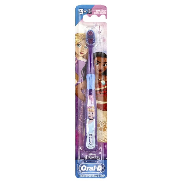 Oral-B, Toothbrush, Extra Soft, 3+ Yrs, Disney Princess, 1 Toothbrush (Discontinued Item)