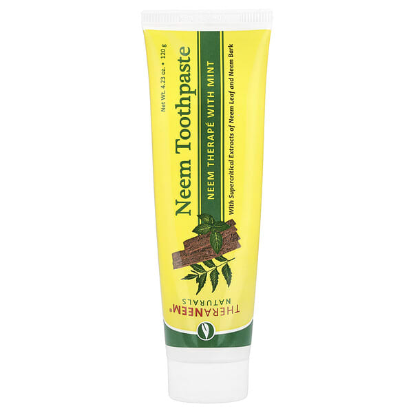 Organix South, TheraNeem® Naturals, Neem Toothpaste, Neem Therape with Mint, 4.23 oz (120 g)