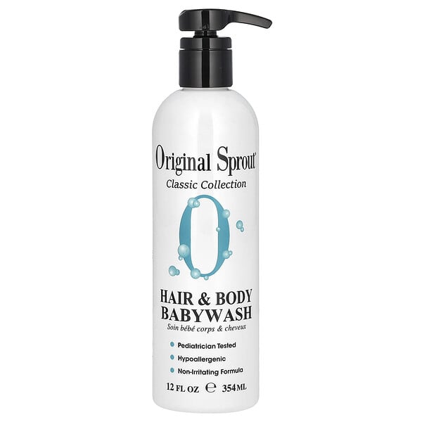Original Sprout, Classic Collection, Hair & Body Babywash, 12 fl oz (354 ml)