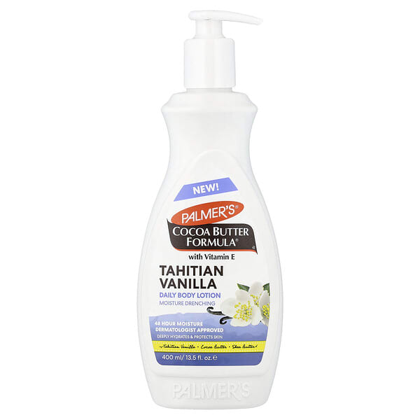Palmer's, Cocoa Butter Formula® with Vitamin E, Daily Body Lotion, Tahitian Vanilla, 13.5 fl oz (400 ml)