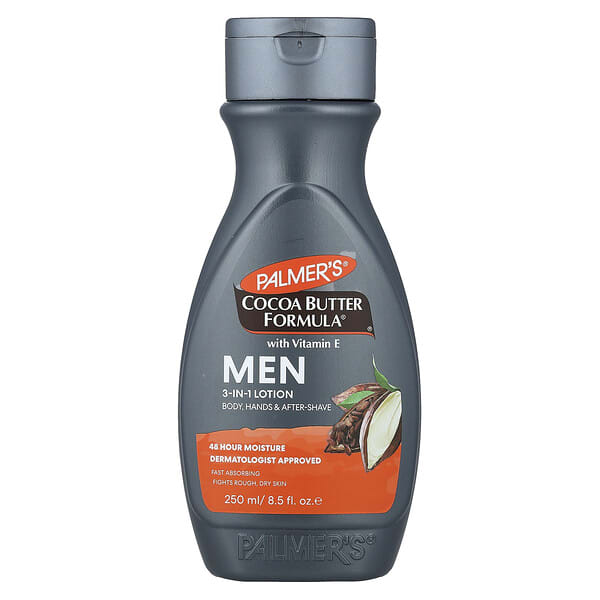 Palmer's, Cocoa Butter Formula® with Vitamin E, Эрэгтэйчүүдийн, 3-In-Lotion, 8.5 fl oz (250 ml)