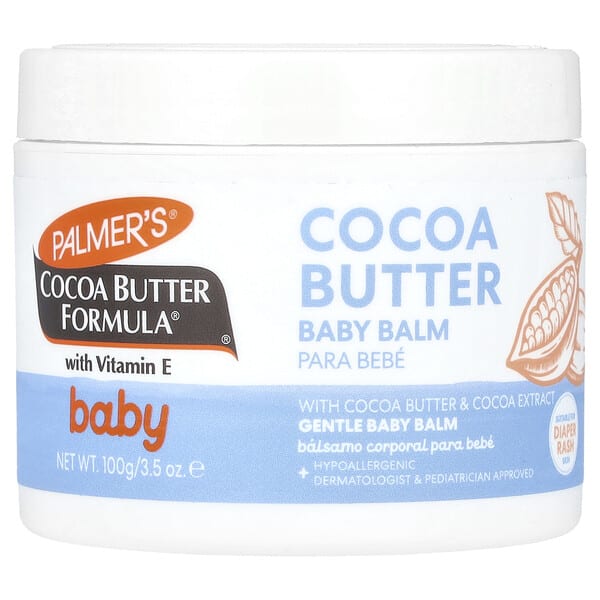 Palmer's, Нярайн, Cocoa Butter Formula® with Vitamin E, Cocoa Butter Baby Balm, 3.5 oz (100 g)