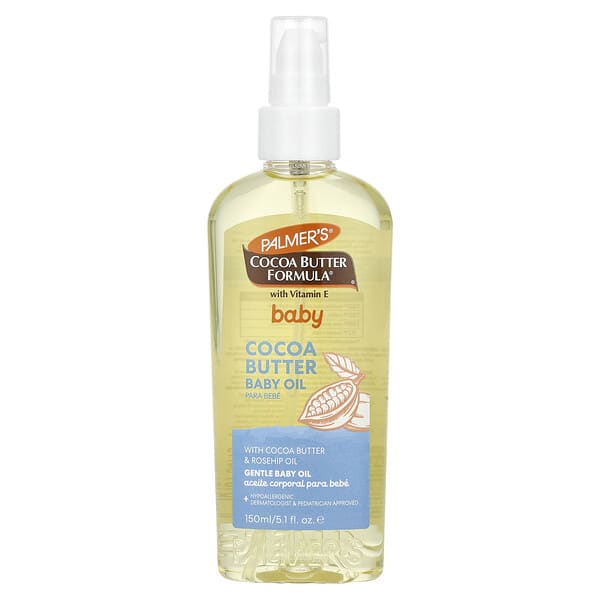 Palmer's, Нярайн, Cocoa Butter Formula® with Vitamin E, Cocoa Butter Baby Oil, 5.1 fl oz (150 ml)