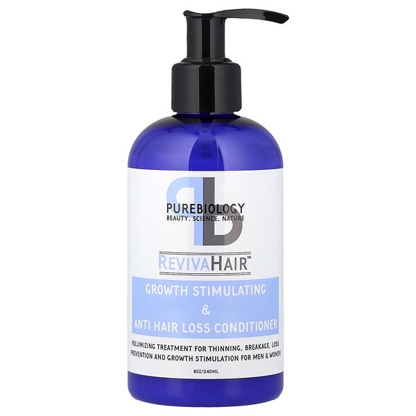 Pure Biology, RevivaHair™, Growth Stimulating & Anti Hair Loss Conditioner, 8 oz (240 ml)