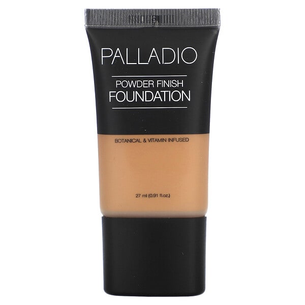 Palladio, Powder Finish Foundation, Golden Beige PFS08, 0.91 fl oz (27 ml) (Discontinued Item)