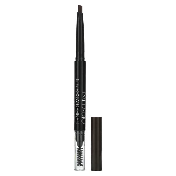 Palladio, The Brow Definer, Retractable Eyebrow Pencil, Dark Brown PBD04, 0.0084 oz (0.24 g) (Discontinued Item)