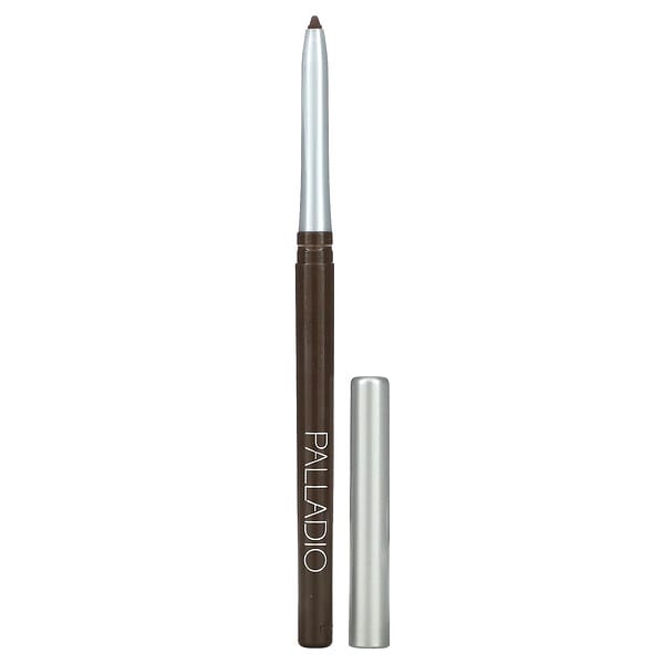 Palladio, Retractable Waterproof Eye Liner, Black Brown PRE02, 0.01 oz (0.28 g) (Discontinued Item)