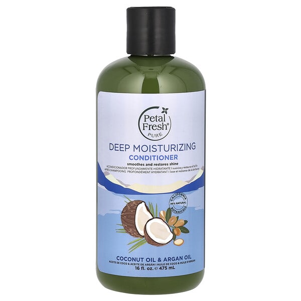 Petal Fresh, цэвэр, Deep Moisturizing Conditioner, кокосын тос & арганы тос, 16 fl oz (475 ml) (Discontinued Item)